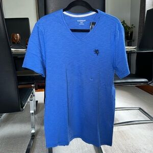 NWT. Express Blue Vneck Tshirt .